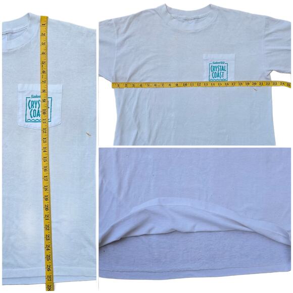 VTG Salem Cigarettes Tshirt RJ Reynolds Tobacco 1992 Silkworm Size XL Fresh Side - Picture 8 of 10